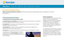 Prévisions Météo Maroc meteo maroc